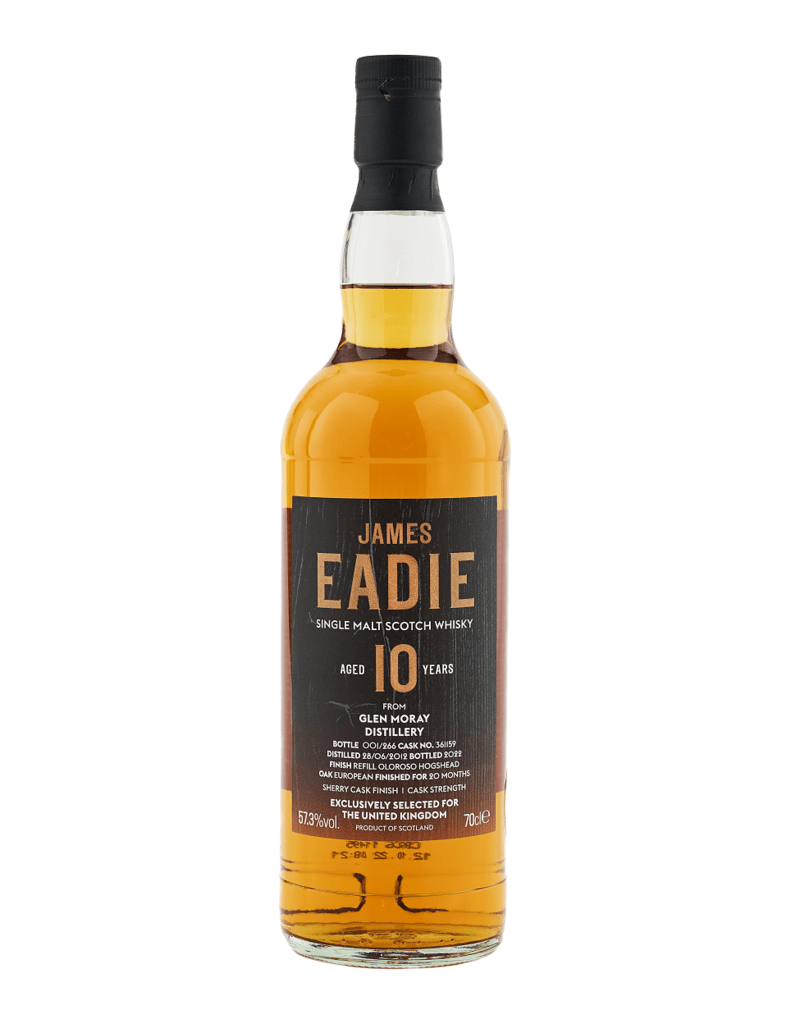 Glen Moray 10yo Refill Oloroso Sherry Hogshead Finish #361139 [UK exclusive] 2022  Autumn Release -Single Malt Scotch Whisky - James Eadie
