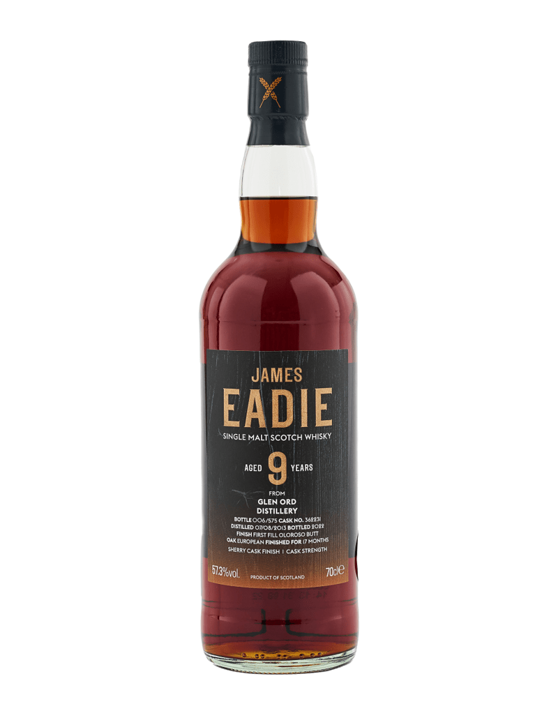 Glen Ord 9yo First Fill Oloroso Sherry Butt Finish #362231 2022  Autumn Release -Single Malt Scotch Whisky - James Eadie