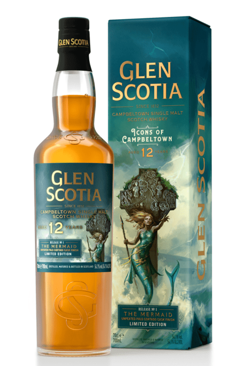 Glen Scotia – Icons of Campbeltown – The Mermaid - 12yo Single Malt Scotch Whisky