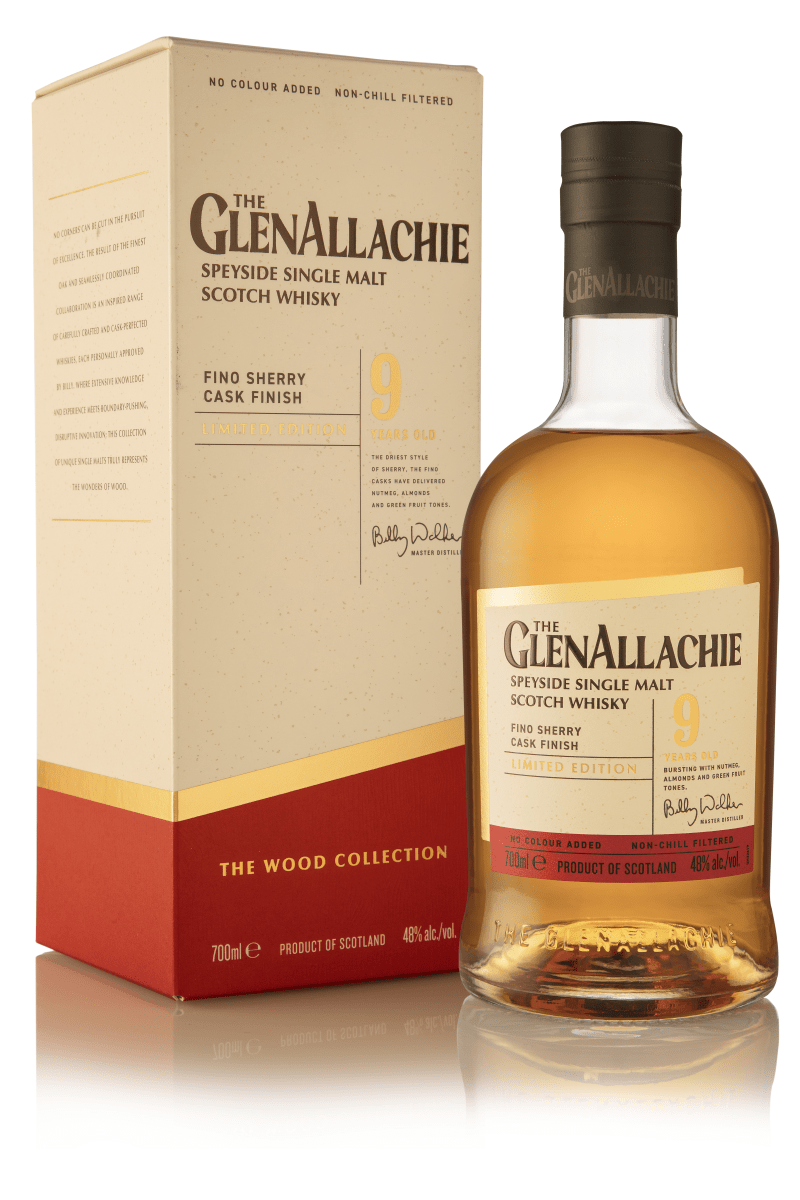 GlenAllachie 9 Year Old Fino Sherry Cask Finish Single Malt Scotch Whisky 