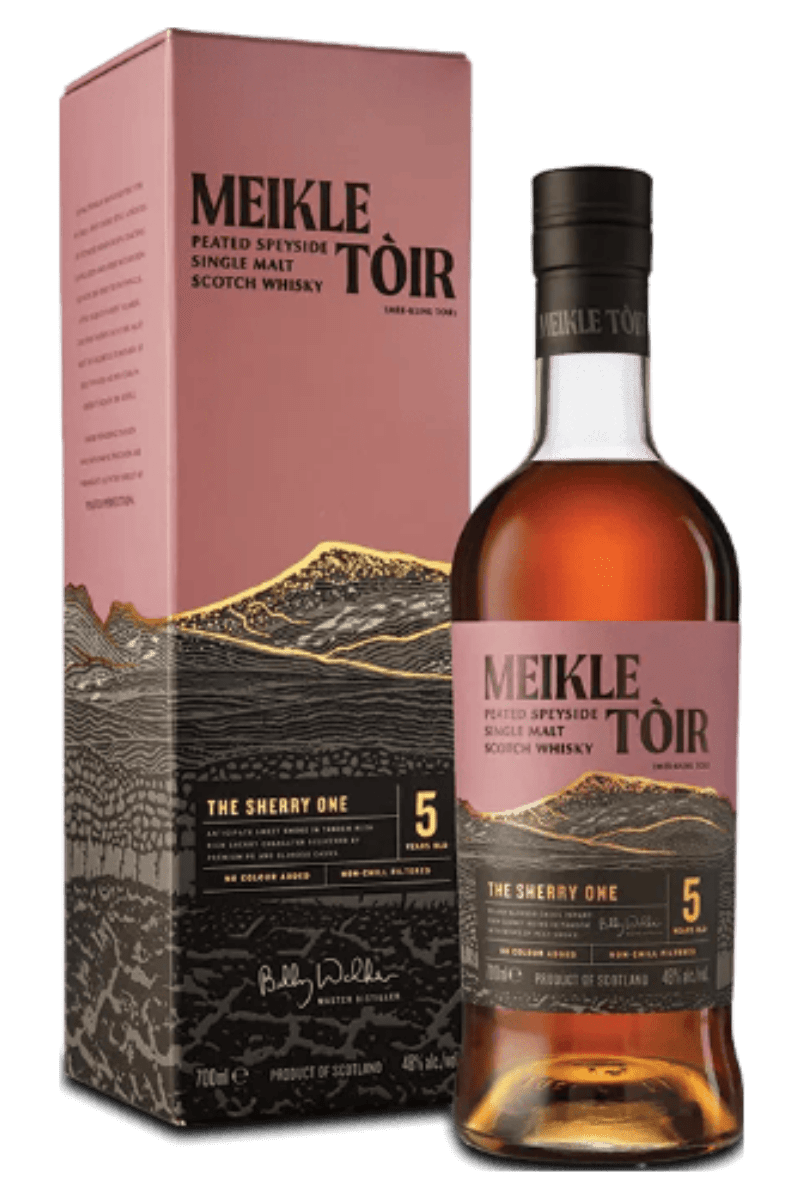Meikle Toir The Sherry One - 5 Year Old - Peated Speyside - Single Malt Scotch Whisky