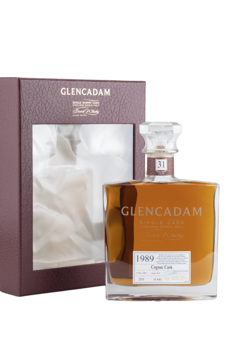 Glencadam 31yo Cognac Cask Finish - 1989 Vintage - Single Malt Scotch Whisky