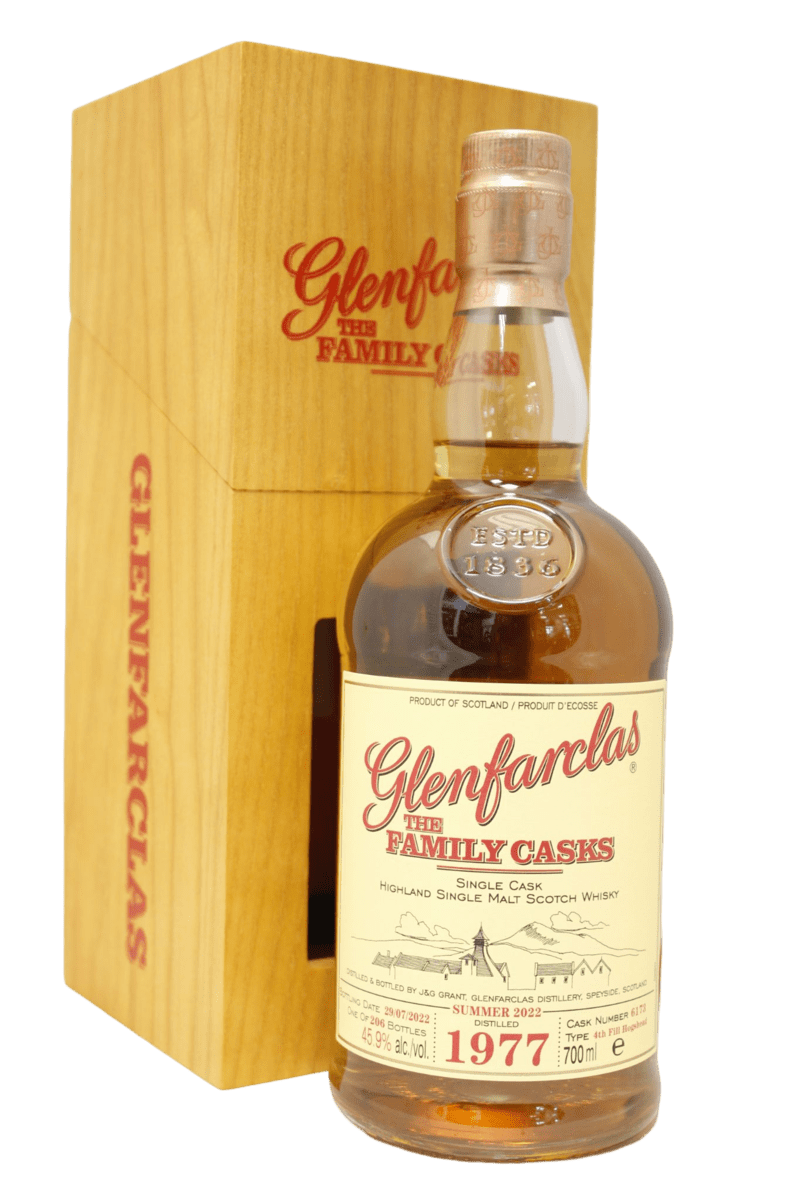 Glenfarclas Family Cask 1977 Cask# 6173 Single Malt Scotch Whisky - Summer 2022