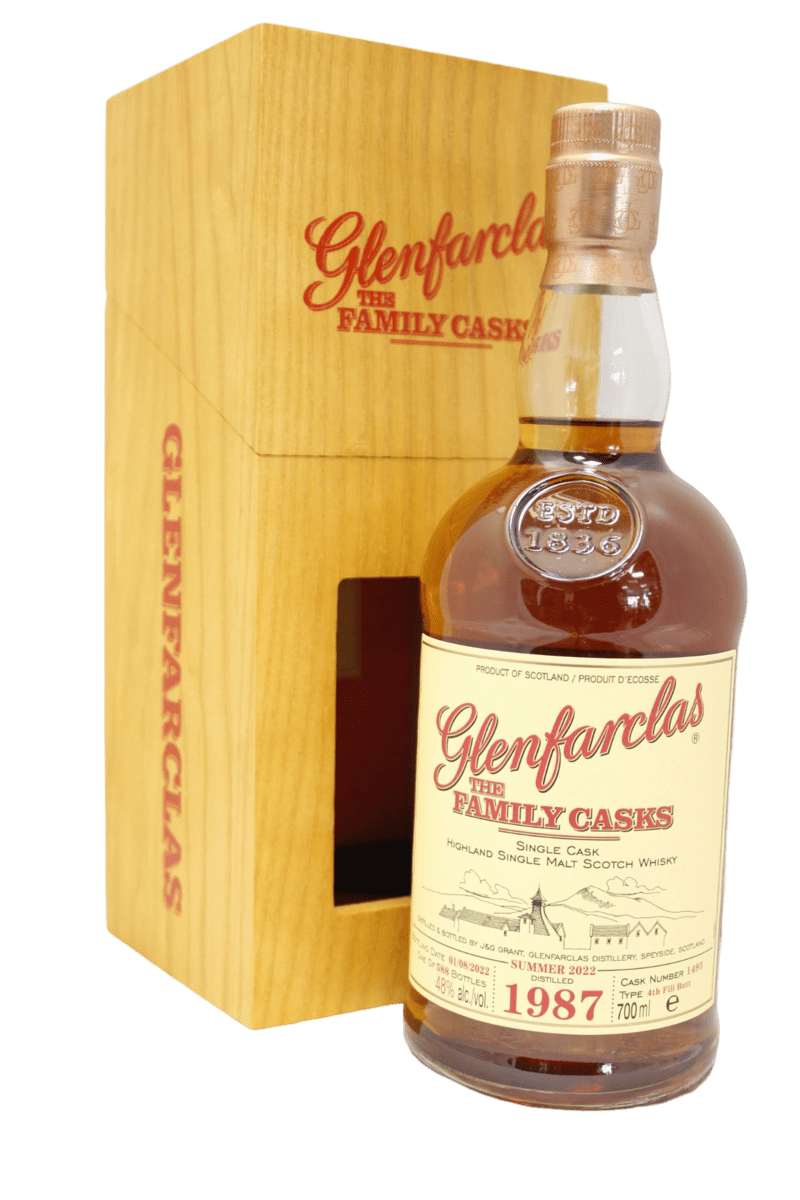 Glenfarclas Family Cask 1987 Cask# 1495 Single Malt Scotch Whisky - Summer 2022