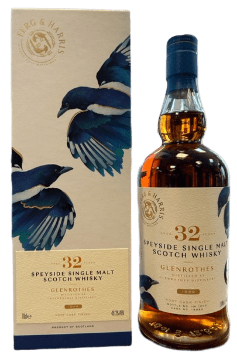 Ferg & Harris - Glenrothes 32 Year Old Port Cask Finish - Single Malt Scotch Whisky 