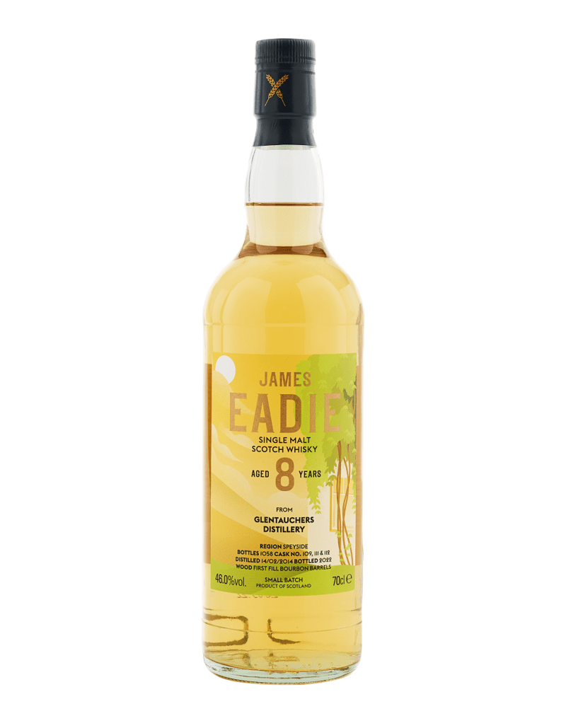 Glentauchers 8yo First Fill Bourbon Barrels - ‘The Vine Cottage’ 2022  Autumn Release - Single Malt Scotch Whisky - James Eadie