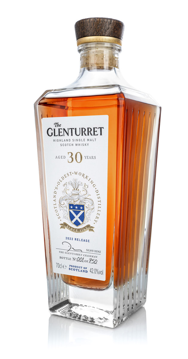 Glenturret 30 Years Old Single Malt Scotch Whisky - 2022 Release.