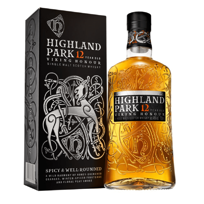 Highland Park 12 Year Old Single Malt Scotch Whisky - Viking Honour