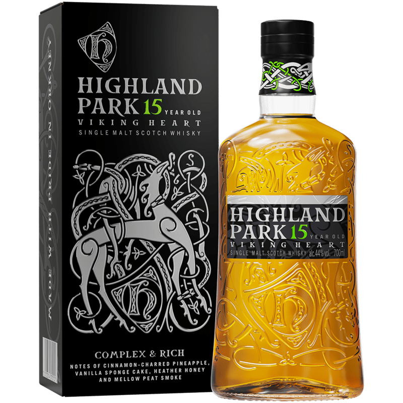 Highland Park 15 Year Old Single Malt Scotch Whisky - Viking Heart