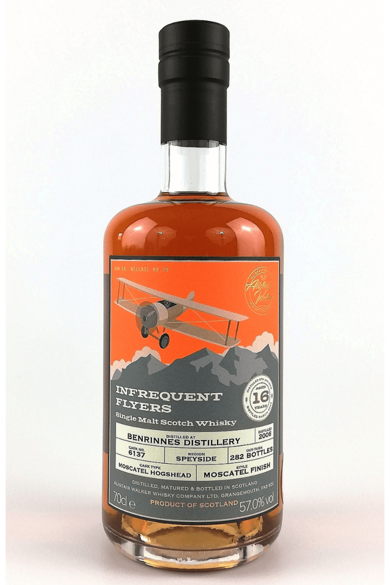 Benrinnes 16 Year Old - 2006 - Moscatel Finish - Infrequent Flyers - Batch 10 - Cask #6137