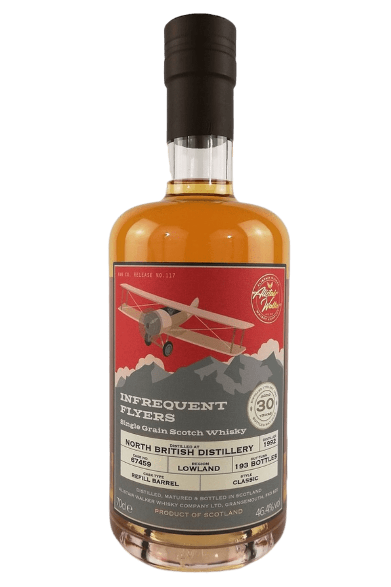 North British 1992- 30 Year Old - Cask # 67459  Single Grain Scotch Whisky  - Infrequent Flyers - Batch 13
