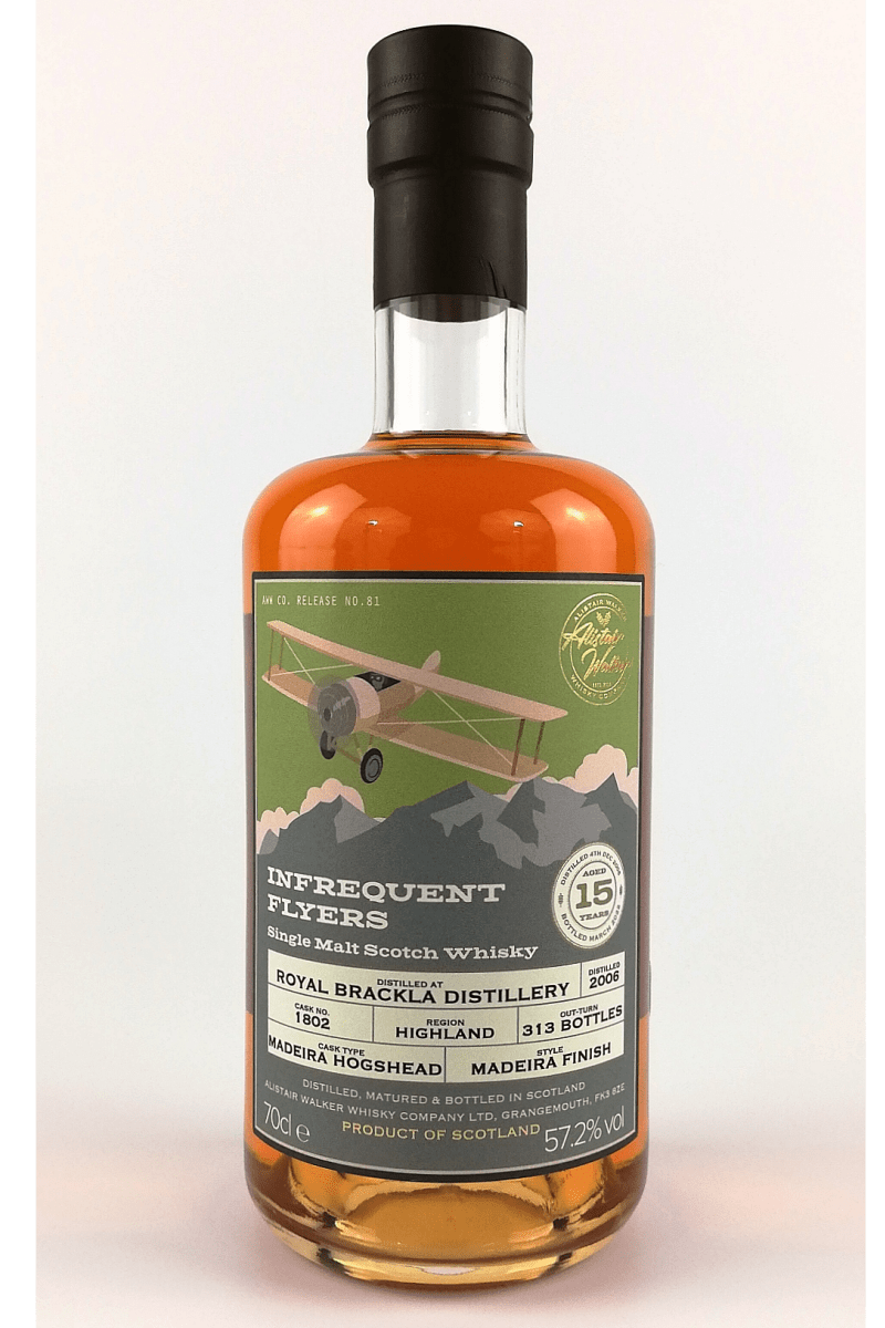 Royal Brackla 15 Year Old - 2006 - Madeira Finish - Infrequent Flyers - Batch 10 - Cask #1802