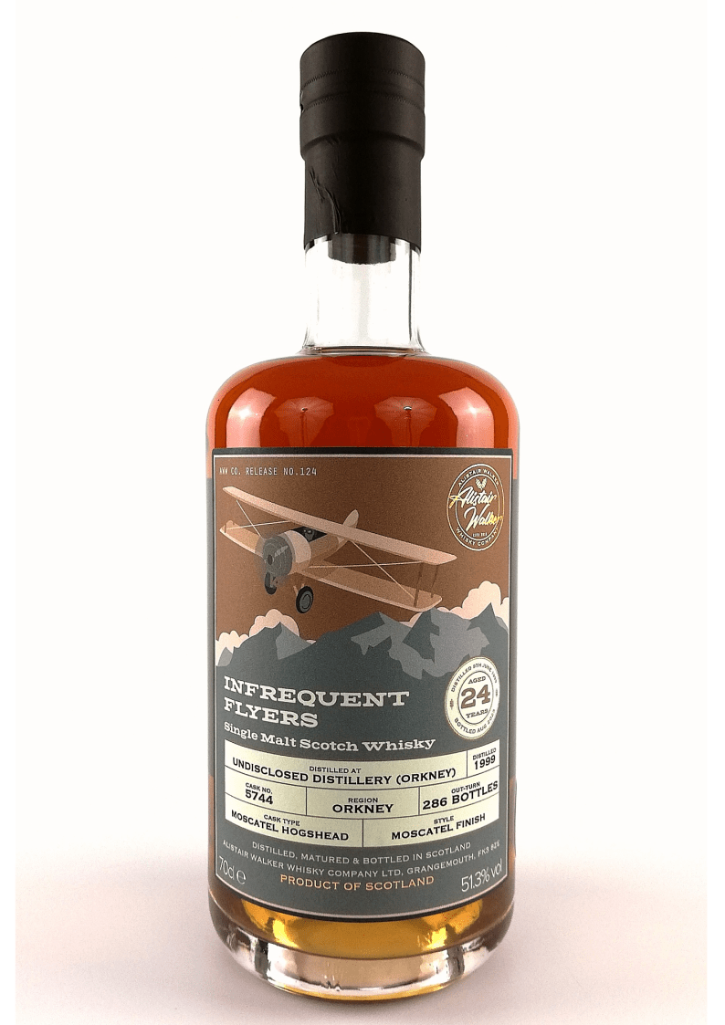 Undisclosed Orkney 1999  - 24 Year Old - Cask # 5744  Single Malt  Scotch Whisky  - Infrequent Flyers - Batch 14