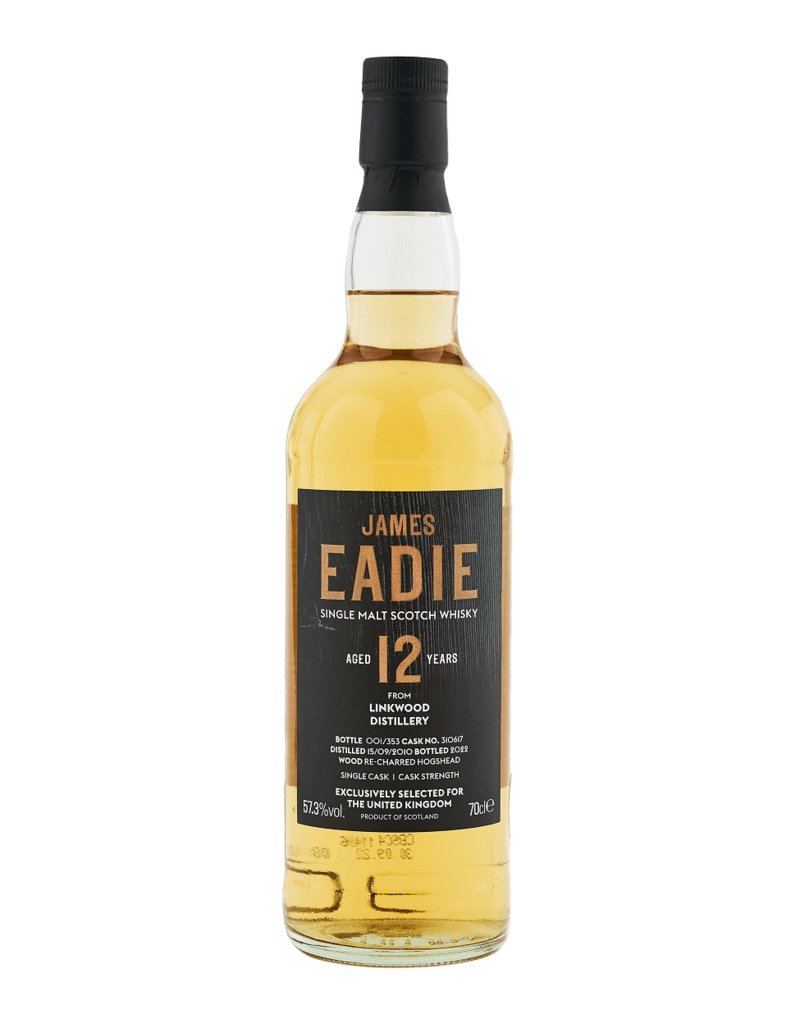 Linkwood 12yo Re-charred Hogshead #310617 [UK exclusive] 2022  Autumn Release -Single Malt Scotch Whisky - James Eadie