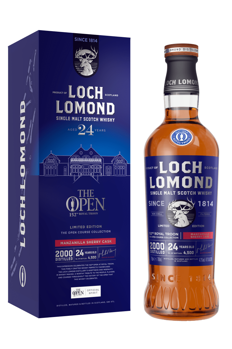 Loch Lomond 24 Year Old  Single Malt Scotch - The Open Course Edition Royal Troon 2024