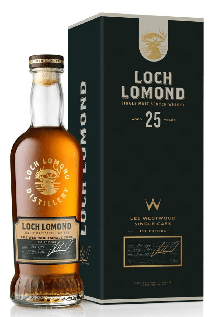 Loch Lomond 25 Year Old Single Malt Scotch Whisky -Lee Westwood Single Cask - 1st Edition