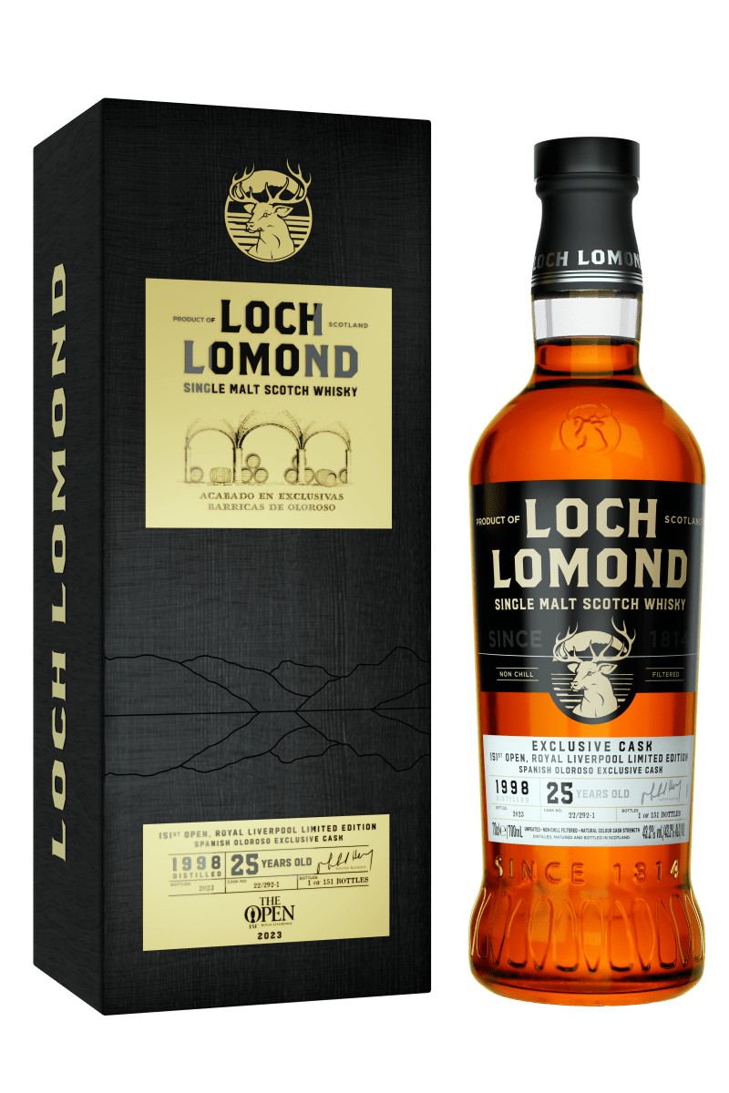 Loch Lomond Oloroso 25 Year Old Single Malt Scotch Whisky - 151st Open - 2023