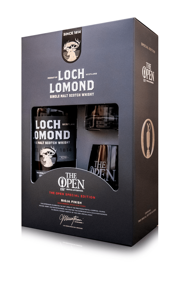 Loch Lomond Single Malt Scotch - The Open Special Edition Royal Liverpool 2023 - Gift Set
