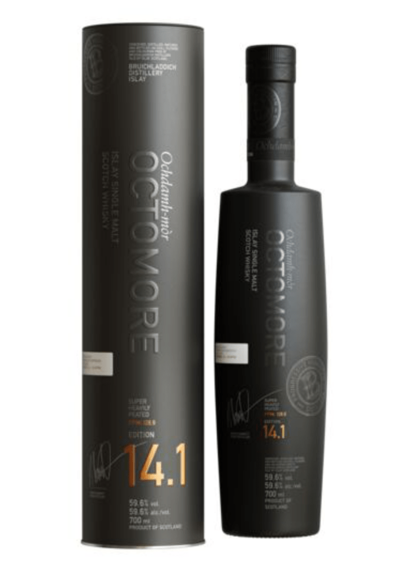 Bruichladdich Octomore Edition: 14.1/ 128.9 PPM -  Single Malt Scotch Whisky - 2023 Release