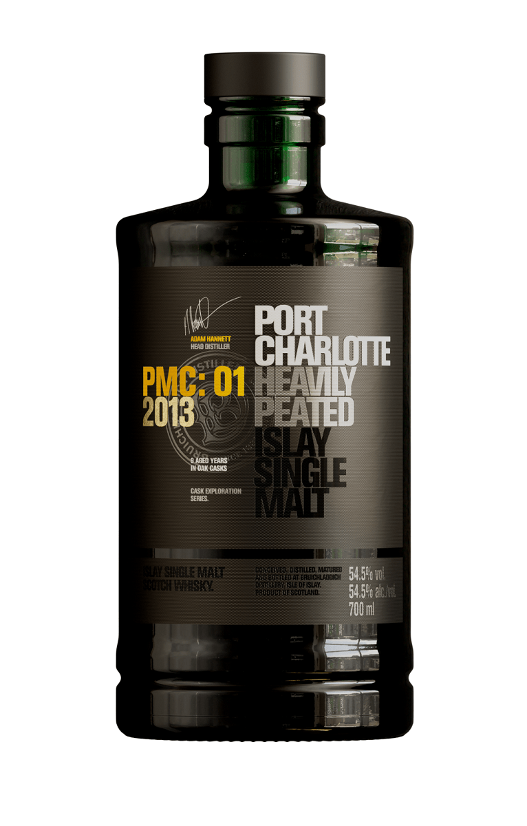 Bruichladdich Port Charlotte PMC:01 2013 Heavily Peated  Islay Single Malt Scotch Whisky
