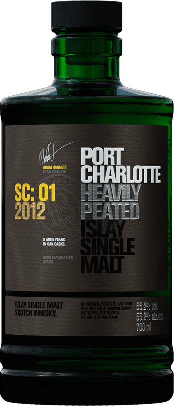 Bruichladdich Port Charlotte SC:01 2012 Heavily Peated  Islay Single Malt Scotch Whisky