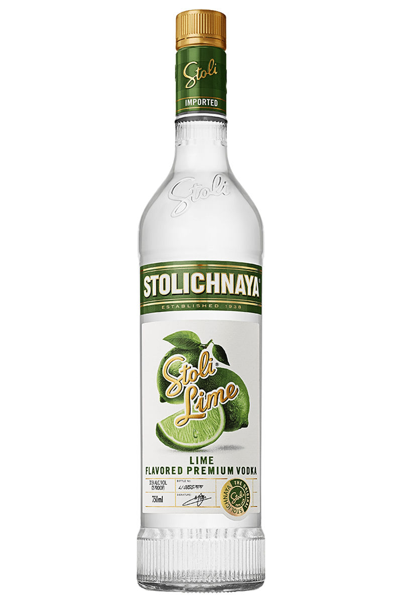 Stolichnaya Lime Flavoured Premium Vodka