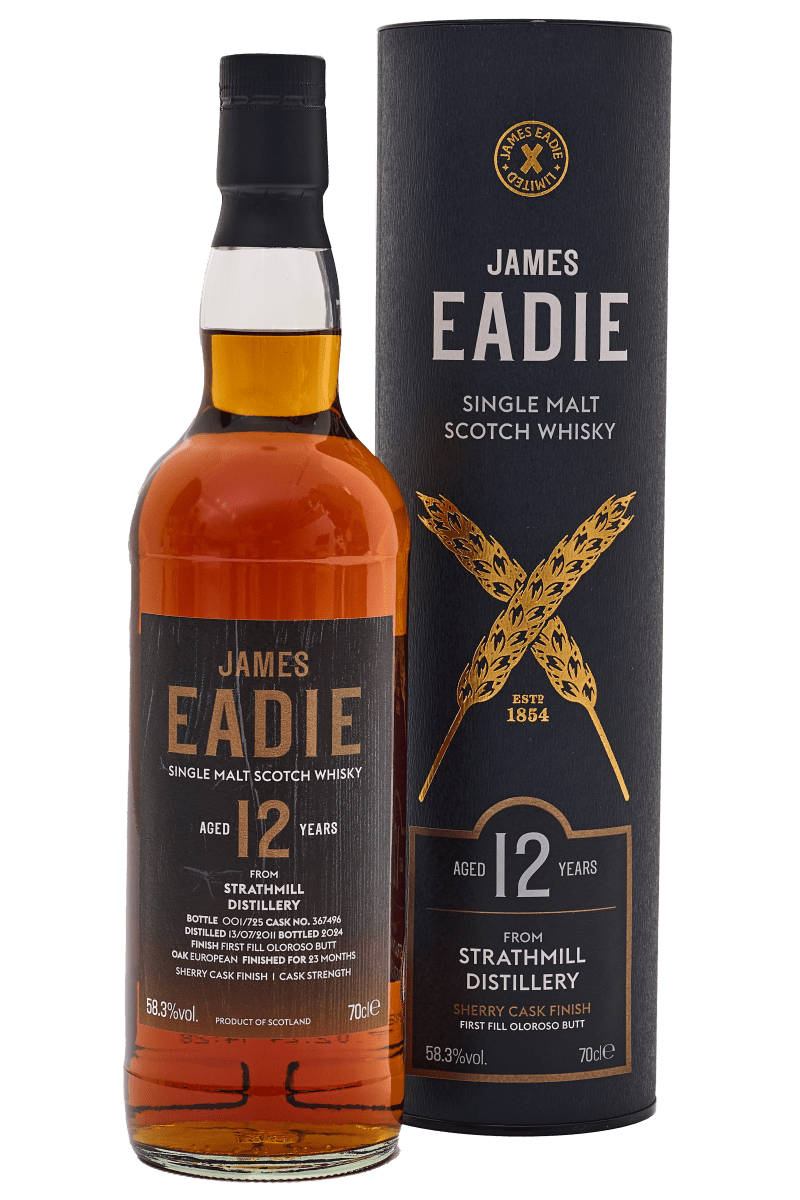 Strathmill 12 Year Old First Fill Oloroso Sherry Butt Finish #367496 - Single Malt Scotch Whisky - James Eadie -  Spring 2024 Release
