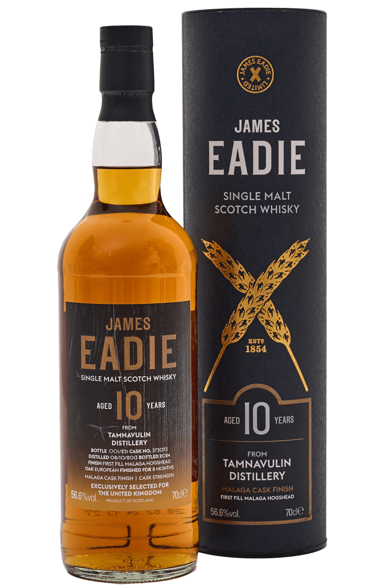 Tamnavulin 10 Year Old First Fill Malaga Hogshead Finish #373073 [UK exclusive] - Single Malt Scotch Whisky - James Eadie -  Spring 2024 Release