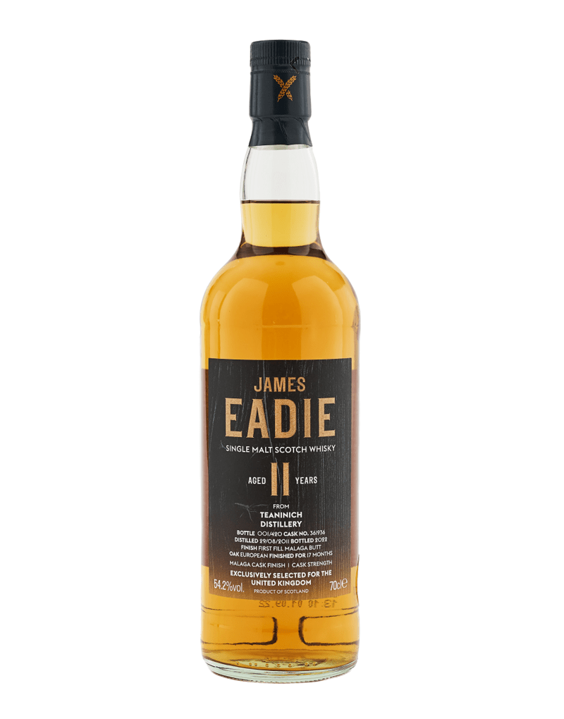 Teaninich 11yo First Fill Malaga Butt Finish #361936 [UK exclusive] 2022  Autumn Release -Single Malt Scotch Whisky - James Eadie
