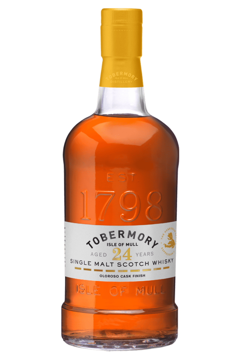 Tobermory 24 Year Old - Oloroso Cask Finished - Single Malt Scotch Whisky - Expression 2 - Theme: Coast