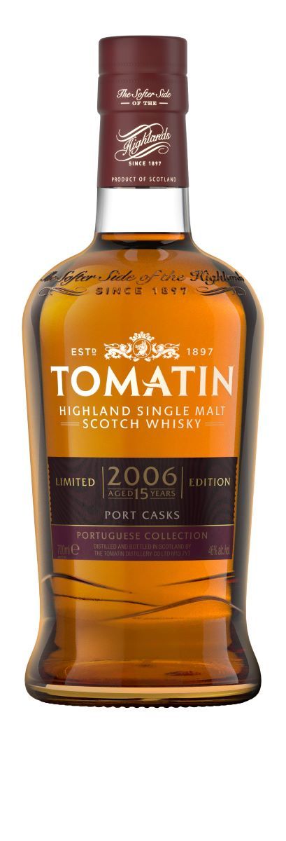 Tomatin 15 Year Old - 2006 -The Portuguese Collection - Port Casks - Limited Edition - Single Malt Scotch Whisky