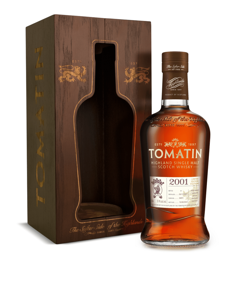 Tomatin 2001 UK Exclusive Limited Edition Single Malt Scotch Whisky Cask #34872 Matured in a Pedro Ximenez Sherry Butt                                                              