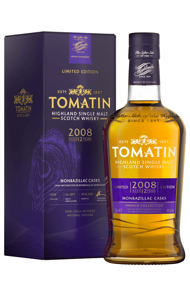 Tomatin - 2008 - The French Collection - Monbazillac Casks - Limited Edition - Single Malt Scotch Whisky.