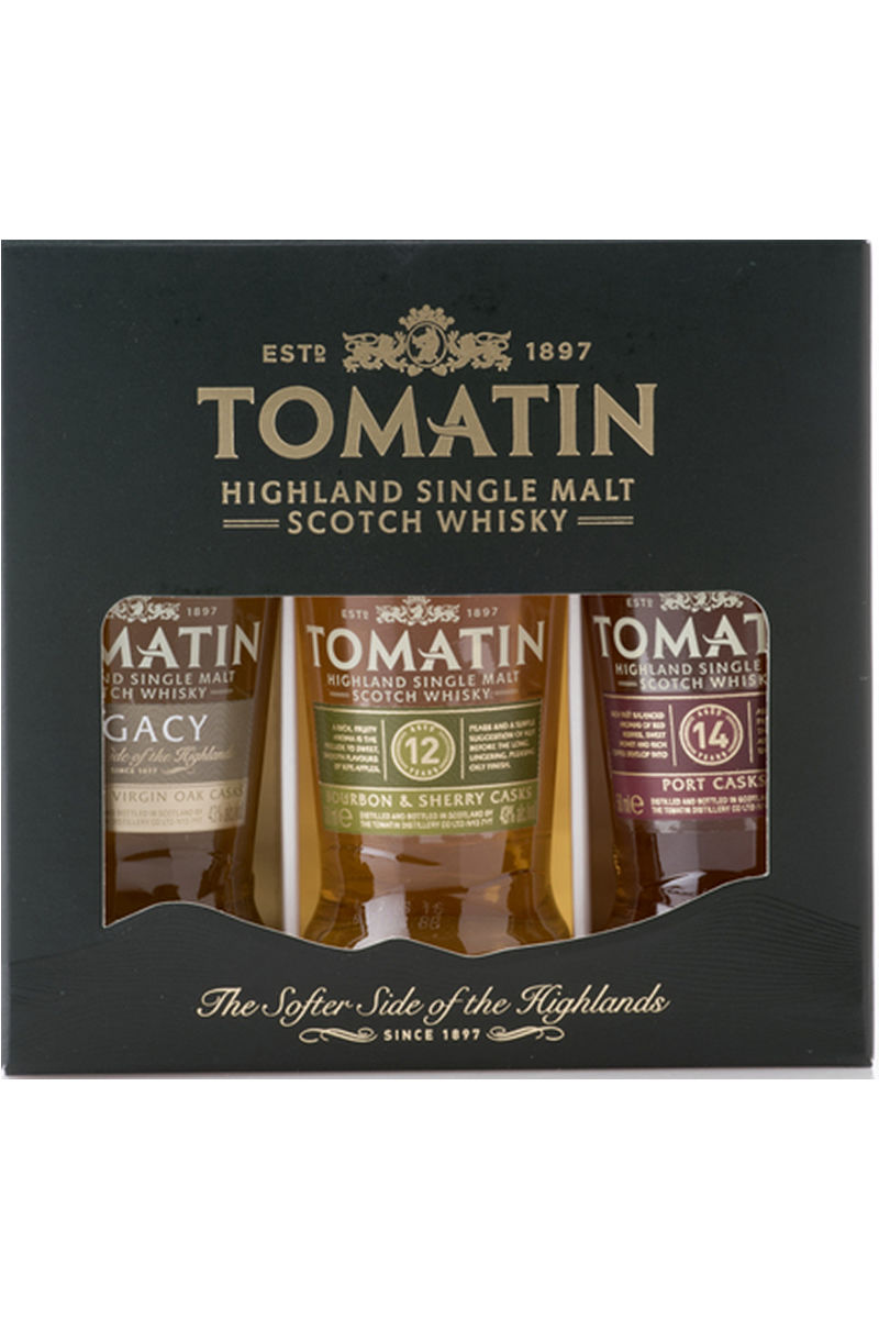 Tomatin Gift Pack 3 x 5cl Single Malt Scotch Whisky