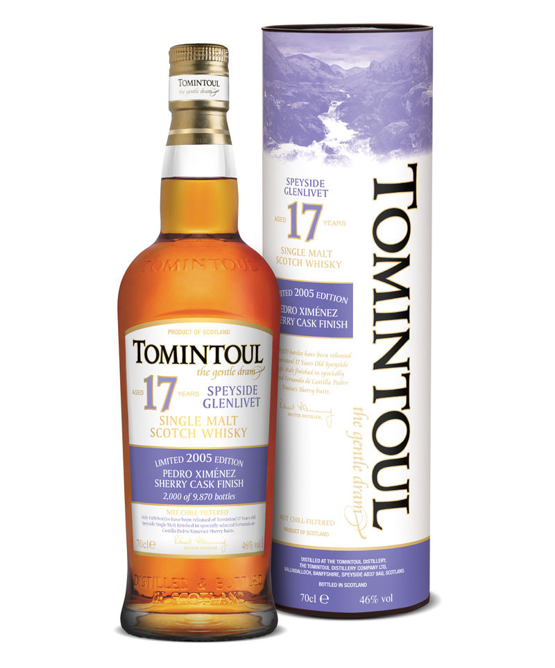 Tomintoul 17 Year Old - 2005 - Pedro Ximenez Sherry Cask Finish - Single Malt Scotch Whisky