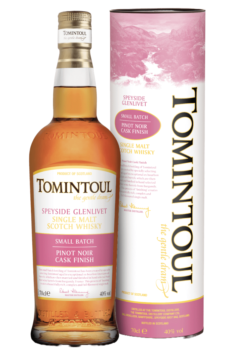 Tomintoul Small Batch Pinot Noir Cask Finish Single Malt Scotch Whisky
