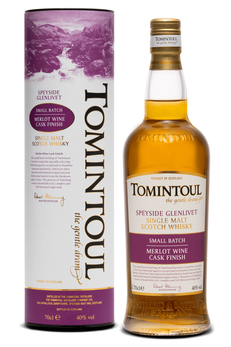 Tomintoul Small Batch Merlot Wine Cask Finish Single Malt Scotch Whisky