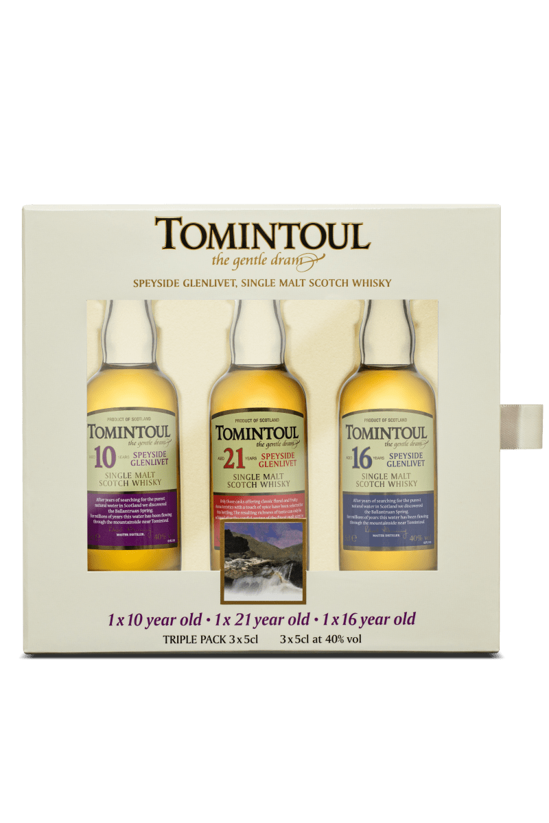 Tomintoul Tri-Pack Single Malt Scotch Whisky
