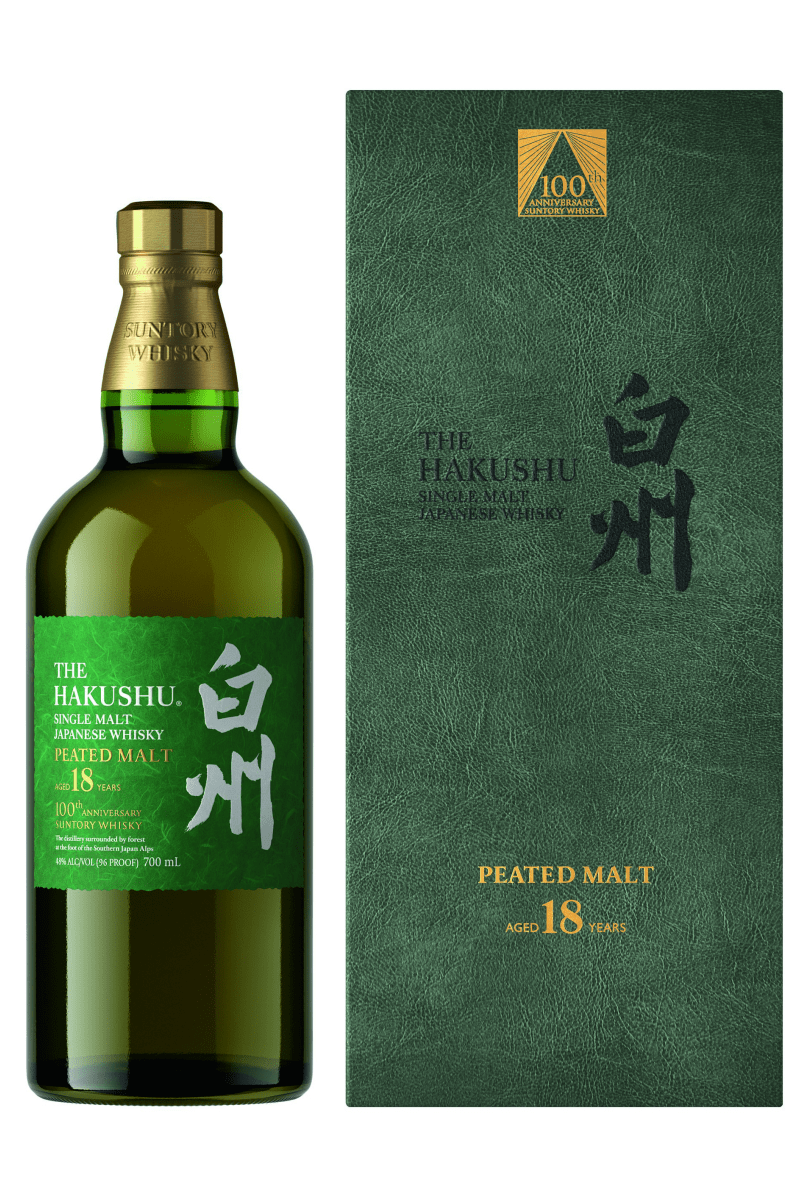 Hakushu 18 Year Old Peated - 100th Anniversary Edition - Japanese Single Malt Whisky